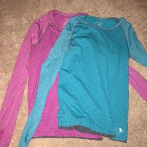 2 Long Sleeve Danskin athletic tops